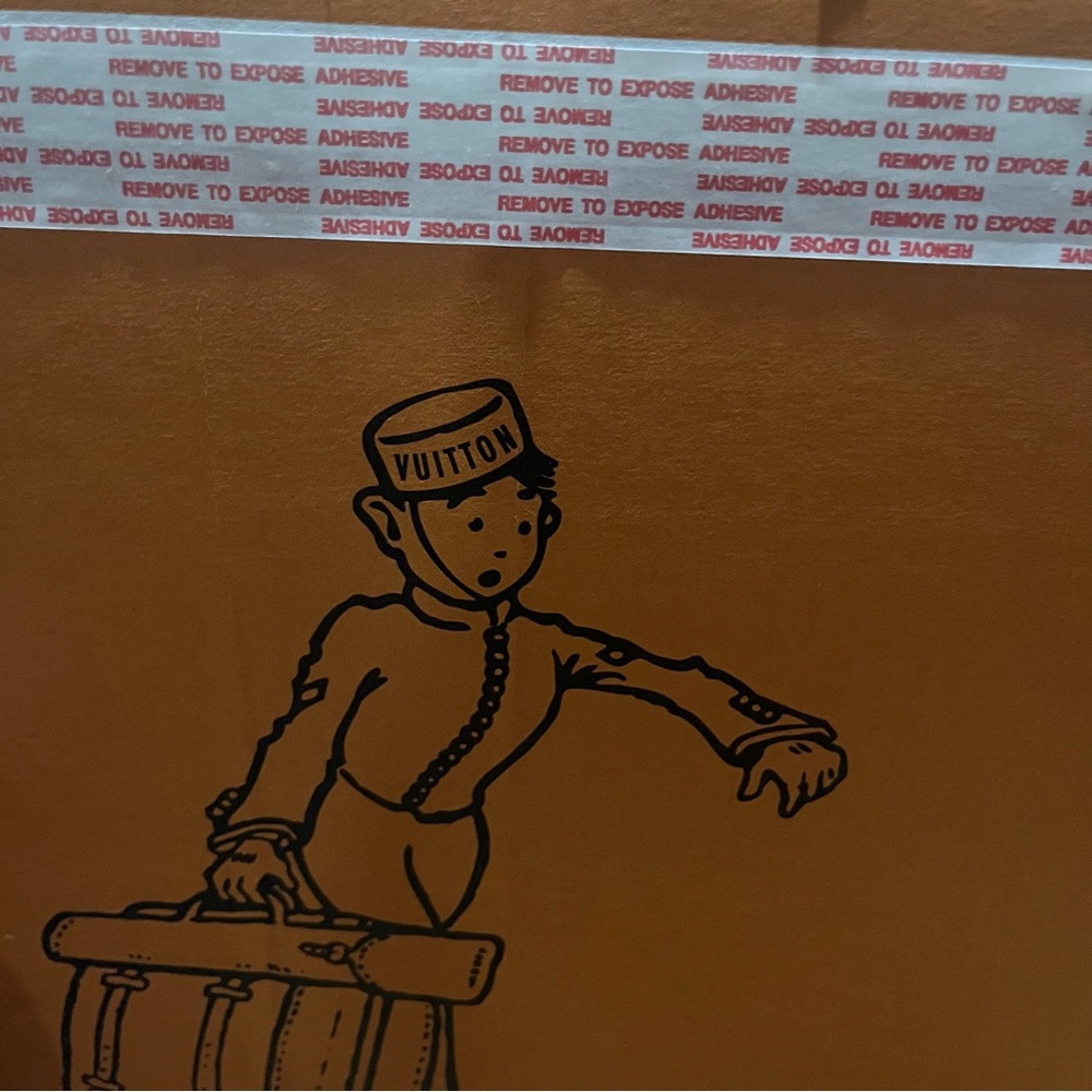 Louis Vuitton large discreet shipping Orange Box‎ - Picture 8 of 12